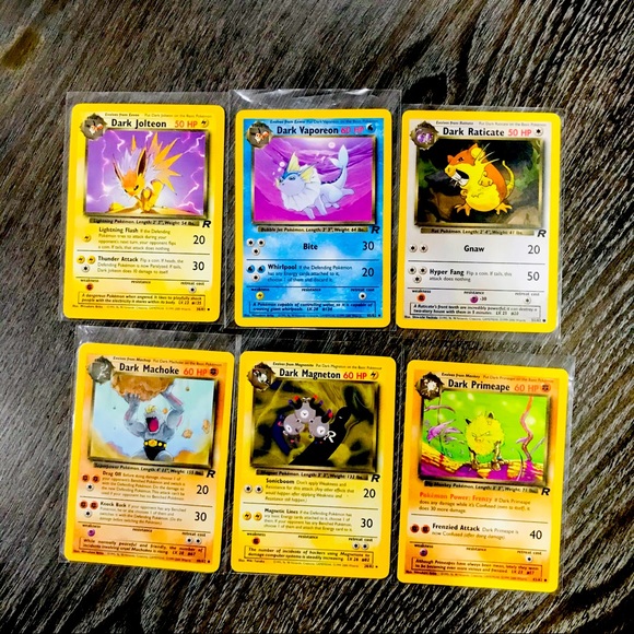 Og WOTC base team rocket dark Pokémon lot - Picture 1 of 2